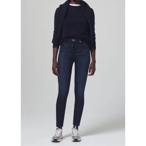 NWT Citizen Of Humanity Chrissy Uber High Rise Skinny Jeans